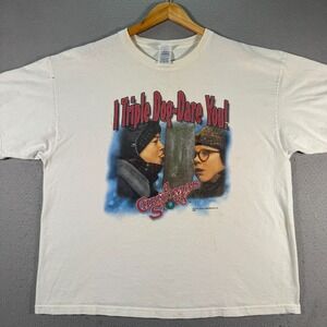 Vintage A‎ Christmas Story I Triple Dog Dare You T-Shirt Adult 2XL White Movie